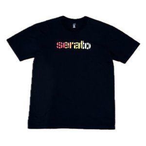 Serrato Roland DJ-808 Front + Back Graphic Crewneck UnisexT-Shirt (Black)